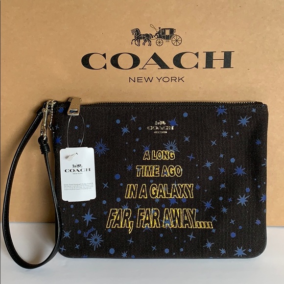 Coach Handbags - Star Wars X Coach A Long Time Ago Wristlet Pouch